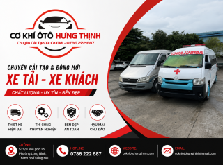 Cải tạo xe khách thành xe cứu thương